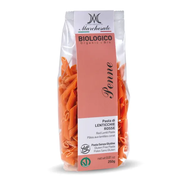 penne röda linser glutenfri 250 g